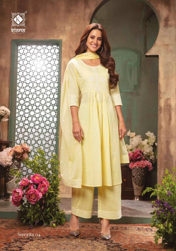 Kiana Senorita Fancy Stylish Festive Wear Salwar Suit Ready Made Collection